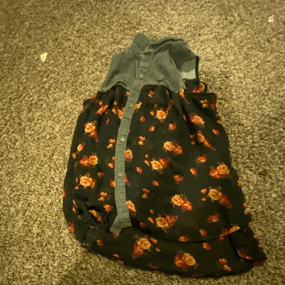 Flower tank top see through